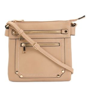 Isabelle Multi Zipper Crossbody